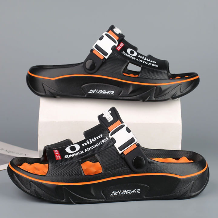 Men Slippers Summer Beach Sandals Women Outdoor Orginal Slides Lightweight EVA Design Soft Breathable Fashion Unisex Platform