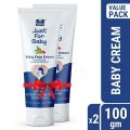 Parachute Just for Baby - Face Cream 100g Pack of 2 Combo (100ml x 2). 