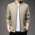 Men's High-Quality Fashion Spring Baseball Collar Business Casual Jacket Handsome Youth Coat Dad Jacket M-5XL.