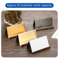 1/2Pcs Business Card Holder Brushed 304 Stainless Steel Desktop Name Cards Display Stand for Office Desk. 