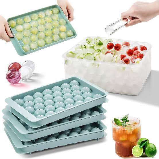 round ice cube tray ice ball maker non-spil Lide ,33-cavity small ice sphere mould for whiskey water, chocolate, drink wine, ice cream,cocktail drink