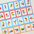3D Wooden Tangram Jigsaw Puzzles Board Games Kids Montessori Educational Toys Children Kindergarten Geometric Shape Teaching Aid. 