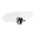 Universal Motorcycle Risen Clip On Windscreen Windshield Extension Spoiler Air Deflector For BMW R1200GS XADV Tmax Scooter.