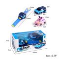 Mini Remote Control Car Watch Toys 2.4 GHz Cartoon RC Watch Racing Car USB Charging Watch Car Toy Gift for 3-12 Years Old Kids. 