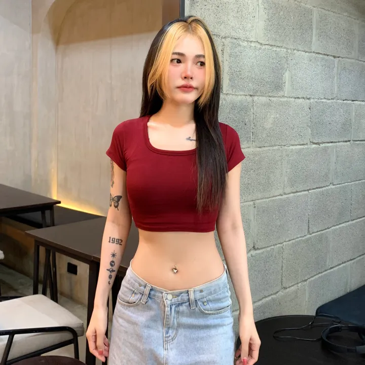 %F0%9F%8C%88Mesubshop%F0%9F%8C%88Square%20neck%20short%20sleeve%20crop%20top%F0%9F%A5%A7Bass%20is%20a%20lot%20of%20stretch%20rayon%20fabric.%20this%20style%20is%20a%20rare%20model%20guitar.%20-%20Image%209