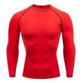 Compression Running Shirt Men Quick Dry Long Sleeve Sportswear For Male Gym Clothing Fitness Tee Training Workout Muscle Top.