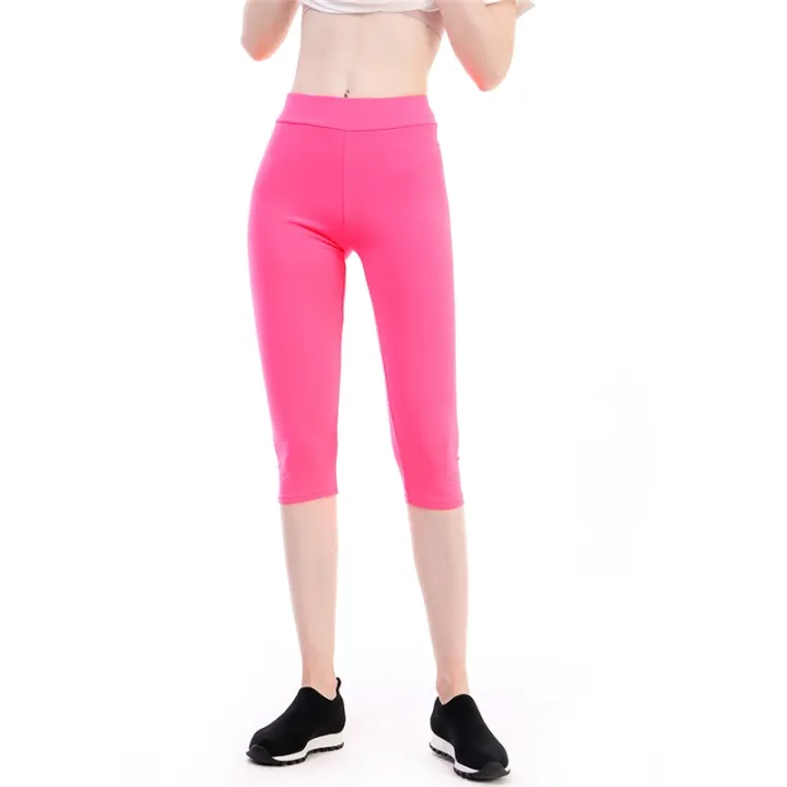 Women's%20Leggings%20High%20Waisted%20Capri%20Leggings%20No%20Pockets%20For%20Women%20Yoga%20Pants%20Workout%20Capri%20Pants%20-%20Image%205