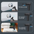Protable Air Duster for Computer Cleaning 53000RPM Cordless Compressed Air Blower with LED Light for PC computers Keyboard Clean. 