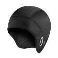 Winter outdoor cycling warm hat helmet lined with ear protection windproof fleece warm hat mountaineering and skiing cold-proof.