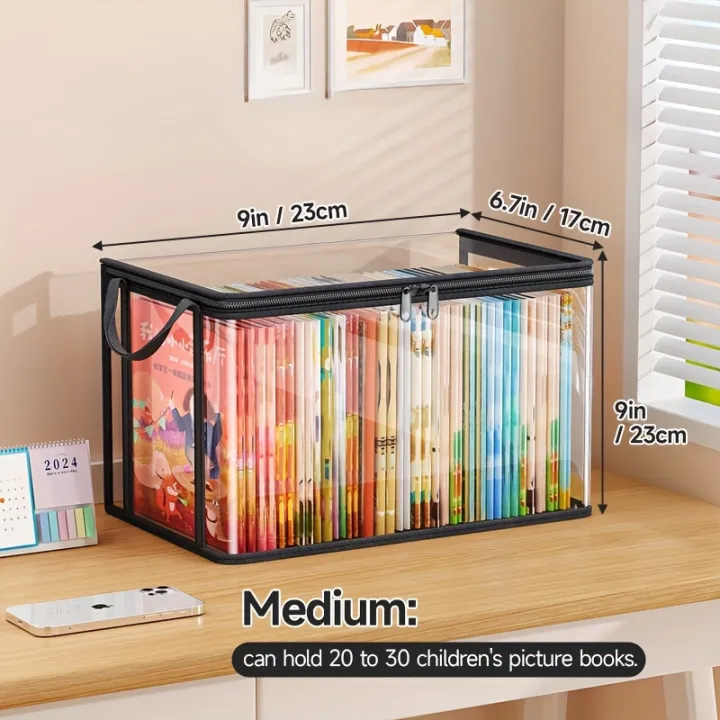 PVC%20Storage%20Bag%20with%20Flip%20Lid%20&%20Viewing%20Window%20-%20Durable%20Rectangular%20Organizer%20for%20Toys,%20Crafts,%20Books,%20School%20Supplies,%20Snacks%20-%20Image%204