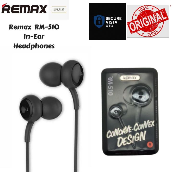 Remax rm 510 MUSIC HEADPHONE WITH CABLE (HEAVY DUTY)