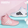 GINGPAI Professional Men Women Wrestling Boots Boxing Shoes Couples Anti-Slippery Sneakers Mens Breathable Wrestling Boots. 