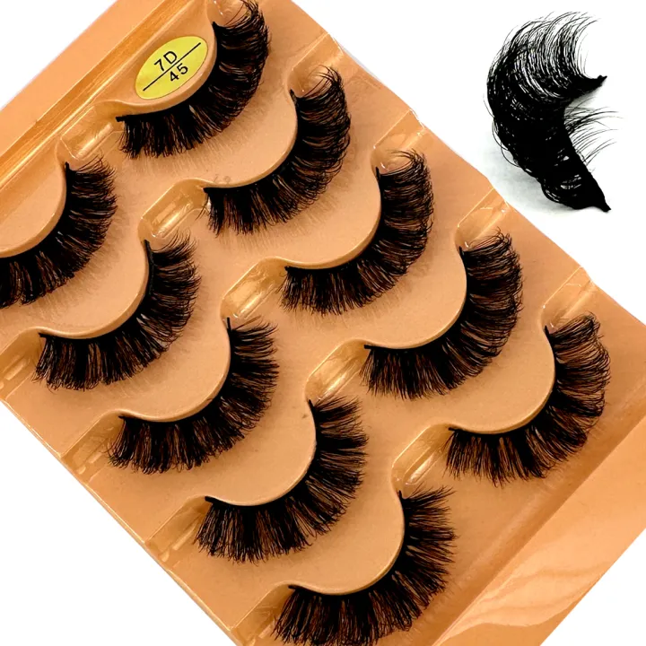Cat%20Eye%20Eyelashes%203D%20Natural%20False%20Lashes%20D%20Curl%20Fluffy%20Soft%20Cross%205%20Pairs%20Manga%20Lashes%20Wispy%20Natural%20Eyelash%20Extension%20Makeup%20-%20Image%207