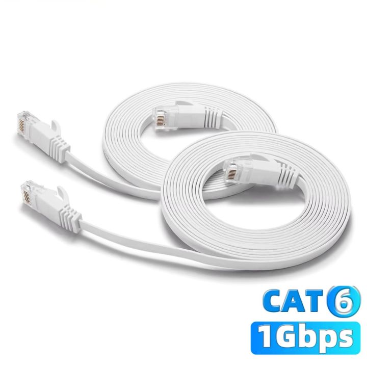 Cat.6 Network Cable - Yellow - 10x - 5 M - (Set) - CAT6 Ethernet Cable LAN Cable 1000 Mbit Patch Cable - View #7