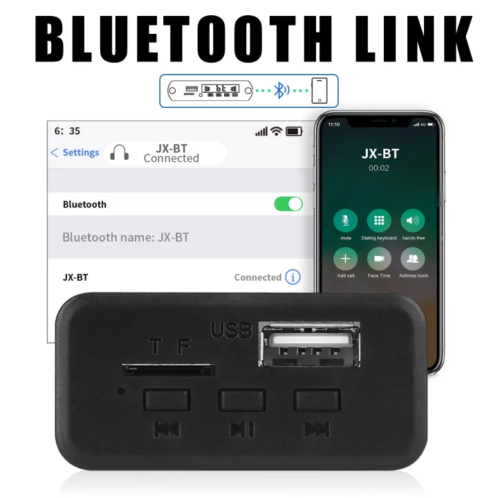 12V%20Wireless%20Bluetooth%205.0%20DIY%20MP3%20WMA%20WAV%20Decoder%20Board%20Car%20Audio%20USB%20TF%20FM%20Radio%20Handsfree%20Module%20MP3%20Player%20For%20Speaker%2012V%20W%20-%20Image%206
