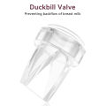 8PCS Duckbill Valves Wearable Breast Pump Replacement Parts Compatible with Eufy E10 E20 S1 Pro MomMed S21,S32 Breast Pump.