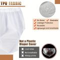 AIO 2Pcs Reusable Waterproof TPU Adult nappy Large size Diaper Cover Easy-to-clean Incontinence pants Diaper Soft Dropshipping.
