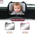 1PC Adjustable Wide-Angle Car Seat Mirror, Headrest Mount Safety Monitor for Rear-Facing Baby & Child.