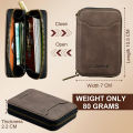 Magnetic Attraction Zipper Leather Card Slot Wallet for iPhone 17     Phone MagSafe Magnetic Phone Bag. 