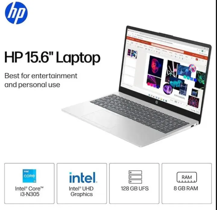 HP%2015.6"%20Laptop%2015-fd0113dx%20%E2%80%93%20Intel%20Core%20i3%20N305,%208GB%20RAM,%20128GB%20UFS,%20Natural%20Silver%20-%20Image%204