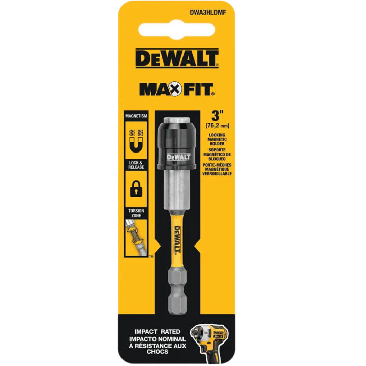 DEWALT%20DWAF3HLDMF%20Impact%20Rated%20Locking%20Magnetic%20Bit%20Holder%20Prevent%20Wobble%20Slipping%20Tool%20Accessories%20-%20Image%205