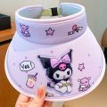 Sanrio Sunscreen Hat Cinnamoroll My Melody Kuromi Pompompurin Anti-Uv Sunshade Cap Large Tongue Sun Hat Kids Birthday Gifts. 