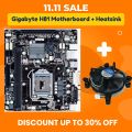 Gigabyte H81 Desktop Gaming motherboard and Heatsink Processor Colling Fan. 