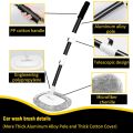 Car Wash Brush Car Cleaning Brush Telescoping Long Handle Mop Soft Hair Chenille Broom Universal Window Wash Auto Accessories. 