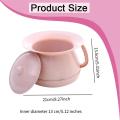 Spittoon Urinal with Lid with Lift Handle Lightweight Bedside Commode Bucket Portable Toilet Children Spittoon for Household. 