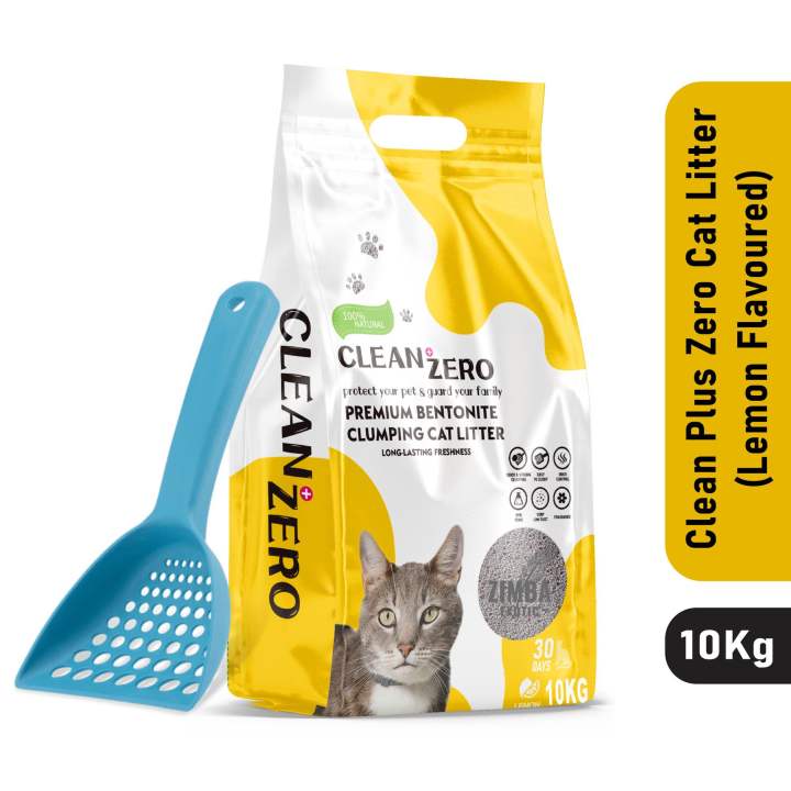 Clean Plus Zero Cat Litter Lemon Flavor 10KG