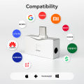KBEAR Luma TC06 DAC Earphone Amplifier USBC DAC to 3.5mm and 4.4mm 384kHz/32bit PEQ Tuning, In-Line Control. 