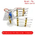 SG90 MG90S 4 DOF Unassembly Acrylic Mechanical Arm Robot Manipulator Claw for Arduino UNO Maker Learning DIY Kit RC Robotic Arm. 