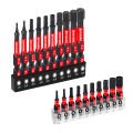 GEINXURN 1 In./2In Metric Hex Head Impact Tough Magnetic Bits Set, S2 Steel Hex Screwdriver Bit set with Base. 