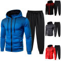 Mens Tracksuits Men's Clothing Men Sets Hoodie Set Zipper Sweatshirt Casual Sport Sweatpants Man Sweat Suit Set Running. 