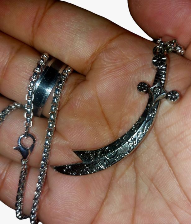 Beautiful Stylish Talwar Loket and chain, Pendant | Daraz.pk