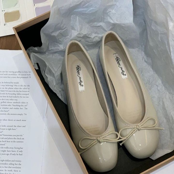 Women's%20fashion%20bow%20flat%20shoes%20spring%20and%20autumn%20new%20style%20French%20retro%20shallow%20opening%20single%20shoes%20for%20women.%20-%20Image%202