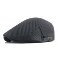 Men Mesh Newsboy Caps British Painters Hats Spring and Summer Ventilate Berets Adjustable Flat Cap Hip Hop Berets. 