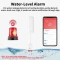 Tuya Smart WIFI Water Leakage Sensor Alarm Water Level Detector Flood Leakage Sensor APP Remote Control Security Alarm System. 