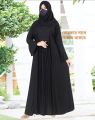 Irani stylish Party borka and hijab new design kuchi borka black colour borqa for women. 