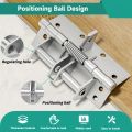 New 3 In 1 Heavy Duty Automatic Door Closer,Self Closing Spring Hinges,90 Degree Positioning Door Stopper,Invisible Sprung Hinge. 