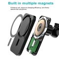 Car Phone Holder Stand Mount 30W Magnetic Car Wireless Charger For Magsafe iPhone 12 13 14 15 Pro Max Mini Fast Charging Station. 