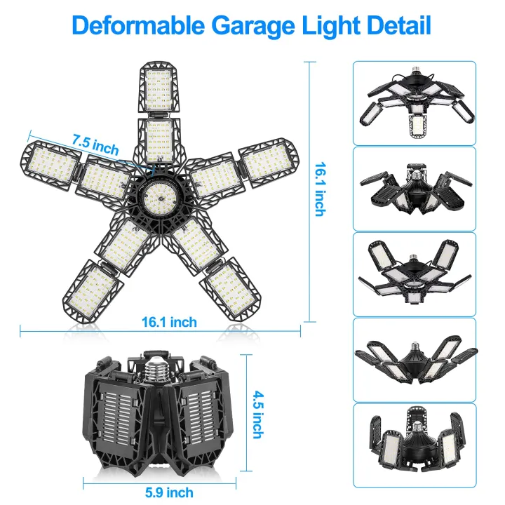 LED%20Garage%20Lights%20with%207/10+1%20Adjustable%20Panels%20E26/E27%20Ceiling%20Shop%20Work%20Lamp%20150W%206500K%20Bulb%20for%20Workshop%20Industrial%20Lighting%20-%20Image%205