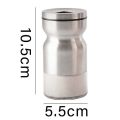 Glass Salt Pot with Stainless Steal Protector. 
