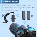 Jmary MW-16 All in One 2.4GHz Dual Wireless Microphone With Charging Case For Mobiles & DSLR / Mirrorless Cameras With Noise Cancellation. 
