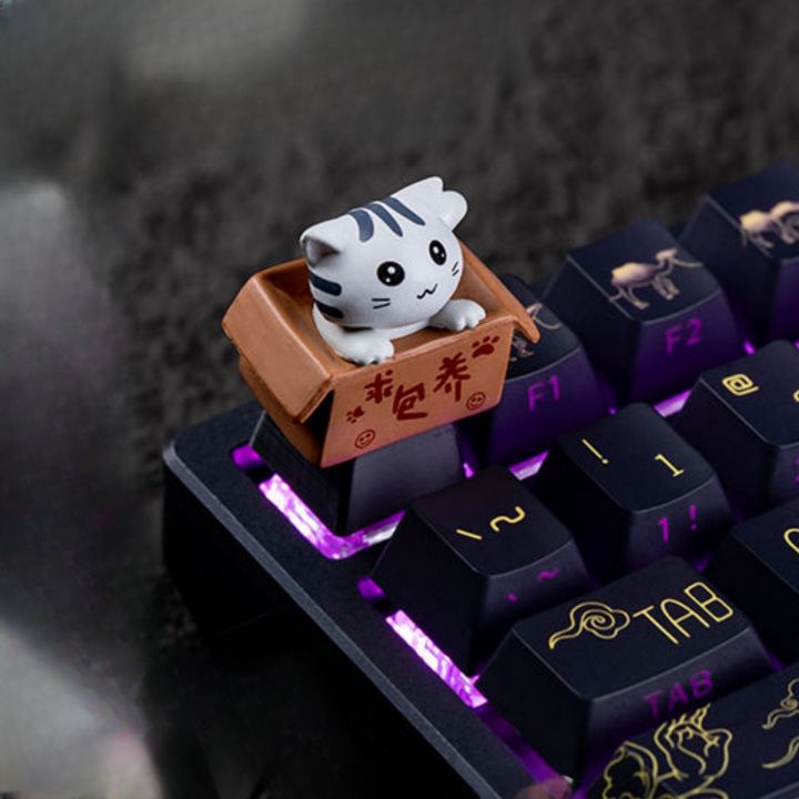 Mini%20Cat%20Mechanical%20Keyboard%20Custom%20Keycap%20Kawaii%20Toy%20Cartoon%20Axis%20Gaming%20Accessories%20Artisan%20Anime%20Keys%20Caps%20-%20Image%204