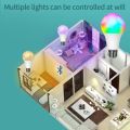 Tuya Smart Bulb E27 Bluetooth Dimmable LED Light Bulb RGBCW 9W 220V Smart Life App Control  For Home Living Room Decoration. 