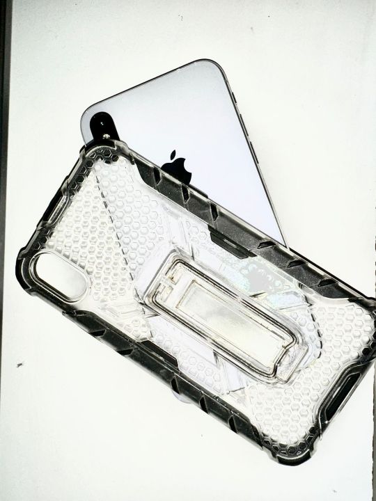 Iphone XS Transparent Case with Black Border