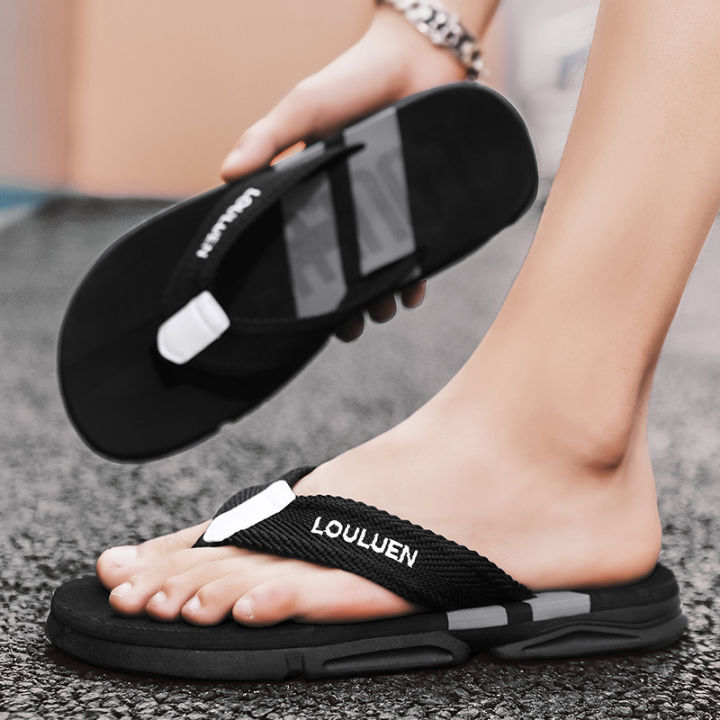 Men's Slip-On Slippers Home Comfortable Breathable Soft Indoor Outdoor Sandals for Men