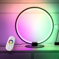 RGB RING LAMP,MOBILE OPERATED,TABLE LAMP,RGB LIGHT,CIRCLE LAMP,BED SIDE LAMP,LIVING ROOM LAMP,GAMING LAMP. 