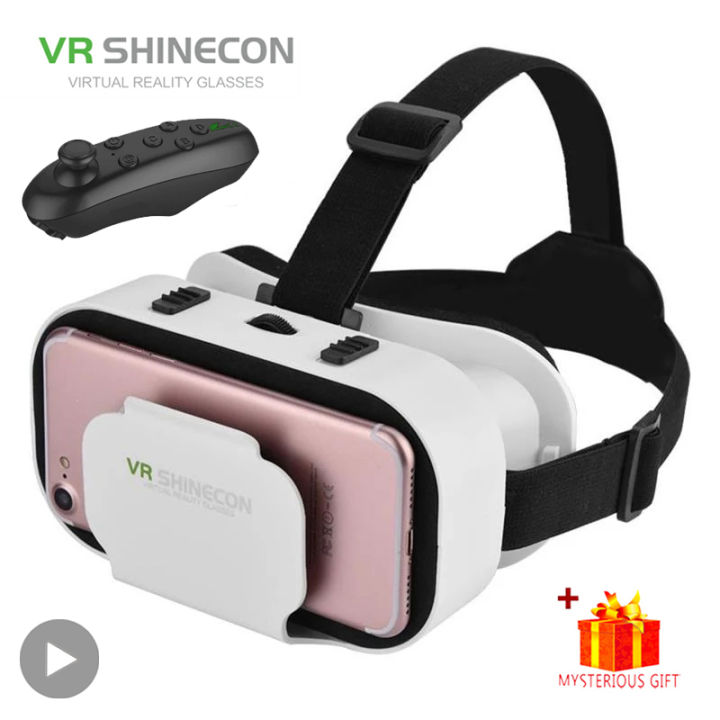 Shinecon VR Glasses 3D Headset Virtual Reality Device Helmet Goggles ...